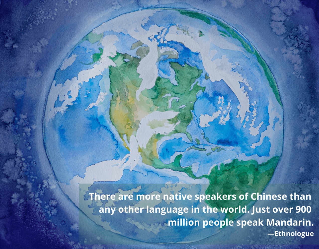 Chinese has the most native speakers of any language in the world