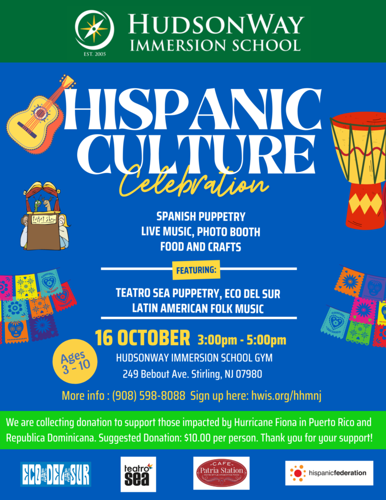 FREE Event - Hispanic Culture Celebration NJ - HudsonWay Immersion School