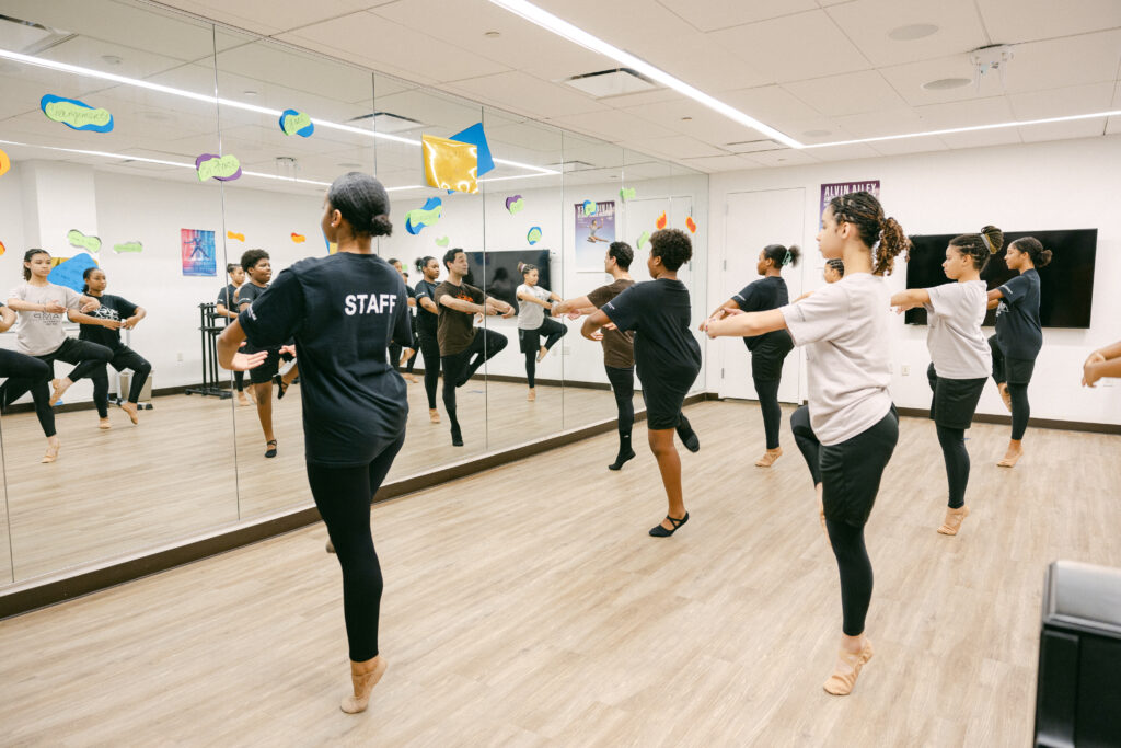 Ailey Arts In Education & Community Programs Children's Aid AileyCamp New York in ballet class. Photo by Danica Paulos
